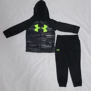 Under Armor boys Tricot Jacket & Pants 2 piece set